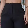 Women's Solid Color High Waist Basic Style Shorts, Casual Trouser Shorts, Casual Comfy Fitted Shorts, Casual Slim Shorts for Daily Wear, Ladies Bottoms for Summer, Lightweight, Everyday