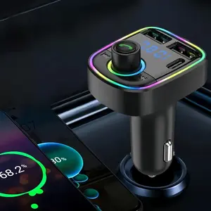 Car Mp3 Player Charger, Cigarette Lighter Adapter Music Player Car Fm Transmitter with Vehicle Charger, Portable Audio Device for Vehicles