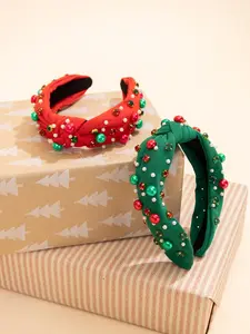 Christmas Seed Bead Headband by DD Design |