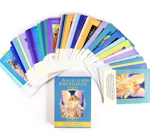 Angel Of Abundance Oracle Cards Deck - 44 Cards with Unique Design and Spiritual meanings for Meditation and Reflection