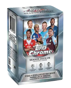 2025-26 Topps Chrome UEFA  Champions League Value Box