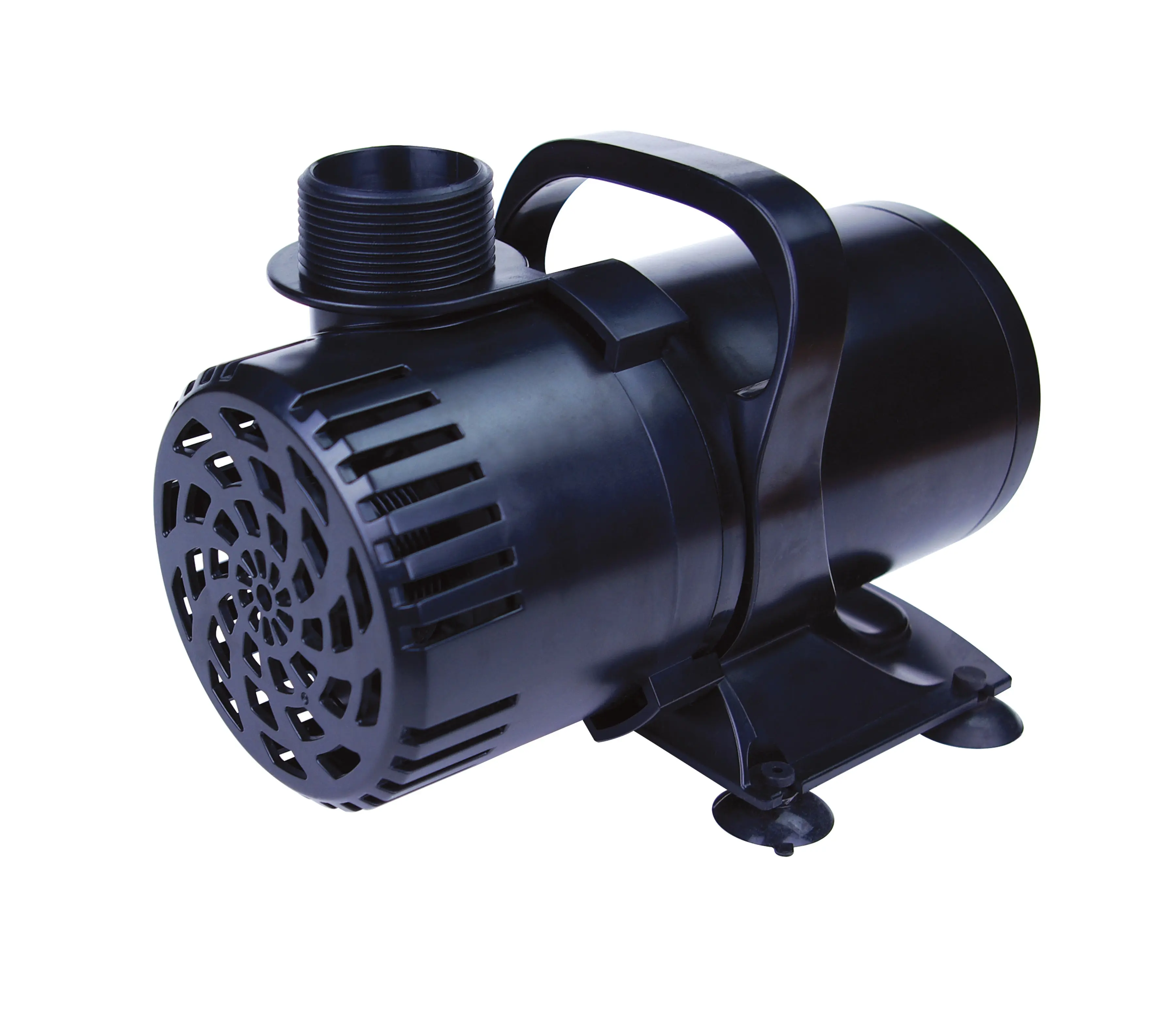 PG 4500 Submersible Water Circulation Pump - 115V, 60 Hz, 4500 GPH, Wet Rotor, Freshwater Only, Cord + Cups, Suction Cups for Waterfalls, Fountains