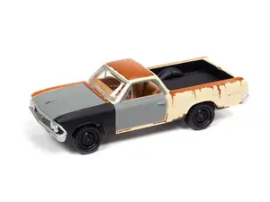 1966 Chevrolet El Camino (Project in Progress) Street Freaks 2021 Release 4 Version B Diecast 1:64 Model - Johnny Lightning JLSP212