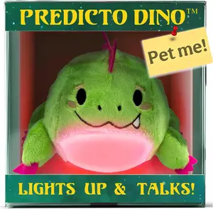 Predicto Dino - Cute Talking Fortune Telling Ball - Ask Yes or No Question & It Speaks Answer, Fun Summer Gift for Kids, Birthday Present, Light Up Interactive Toy for Teens & Kids