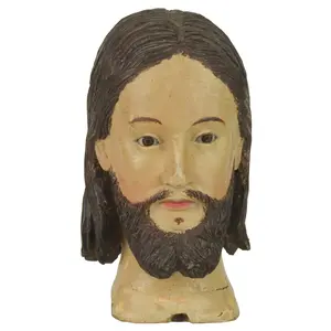 Antique Vietnamese Saint Figure Head