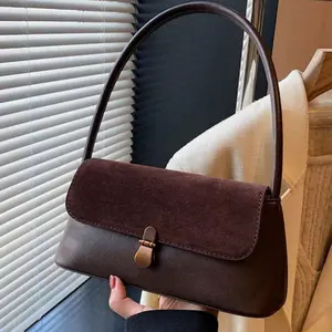 Retro Niche Baguette Bag, New Style Fashion French Armpit Bag Shoulder Bag  Large Capacity Commuter Bag Handbag for Women Suitable for Travel Shopping, Commuting