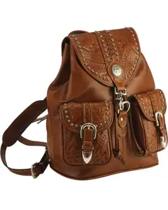American West Women's Leather Backpack - 8565516_X