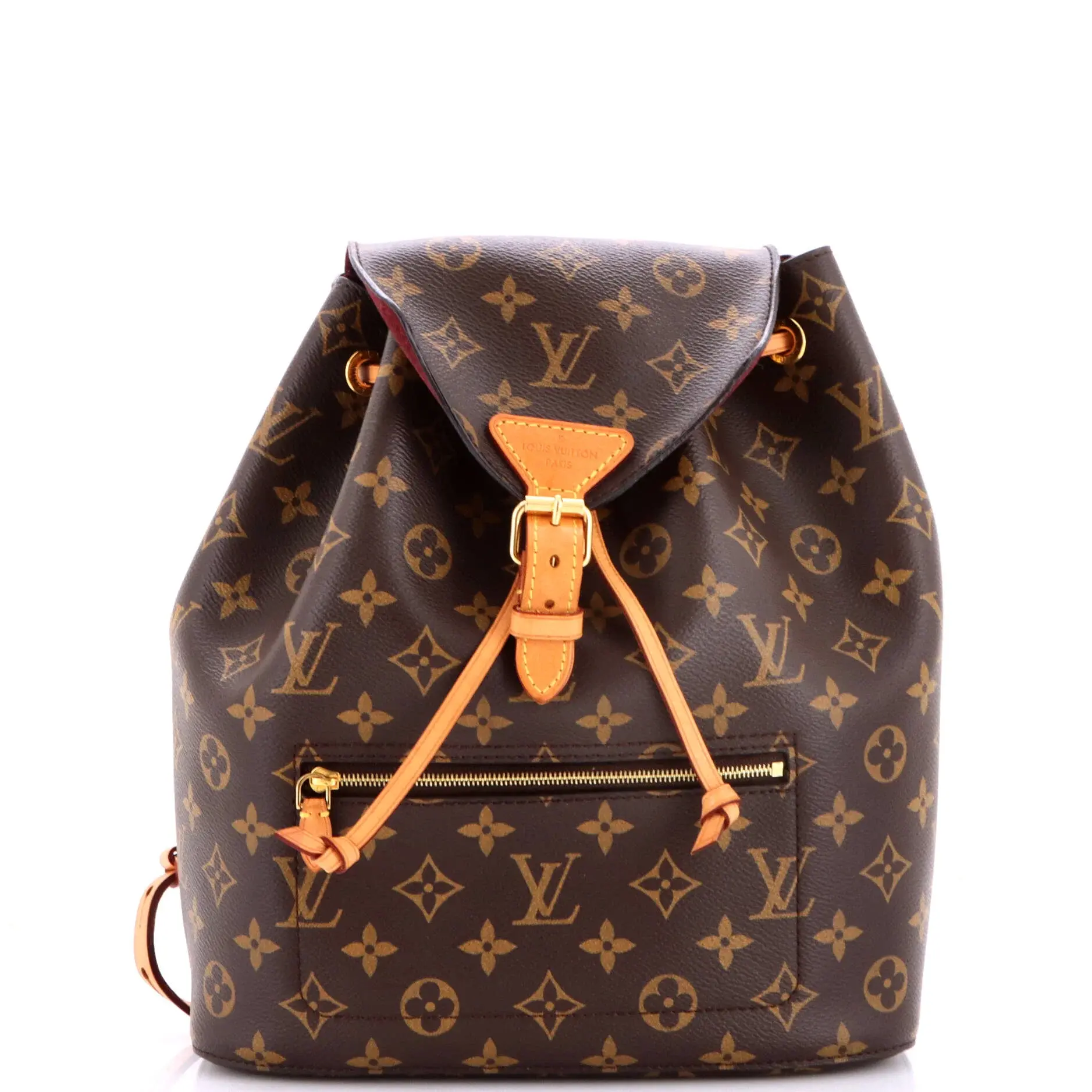 Pre-owned Louis Vuitton Canvas Coated Backpacks Montsouris Backpack Monogram Canvas by Rebag