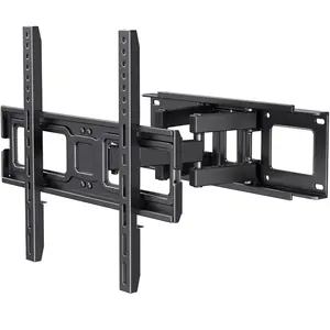 Full Motion Articulating TV Wall Mount Bracket Swivel Tilting Fits 26-65 Inch Flat & Curved TVs Holds Up to 99lbs Easy Install in 15 Minutes