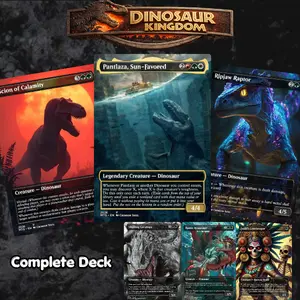 Dinosaur Kingdom – Custom Commander Deck | 100 Card EDH Proxy Deck + Tokens