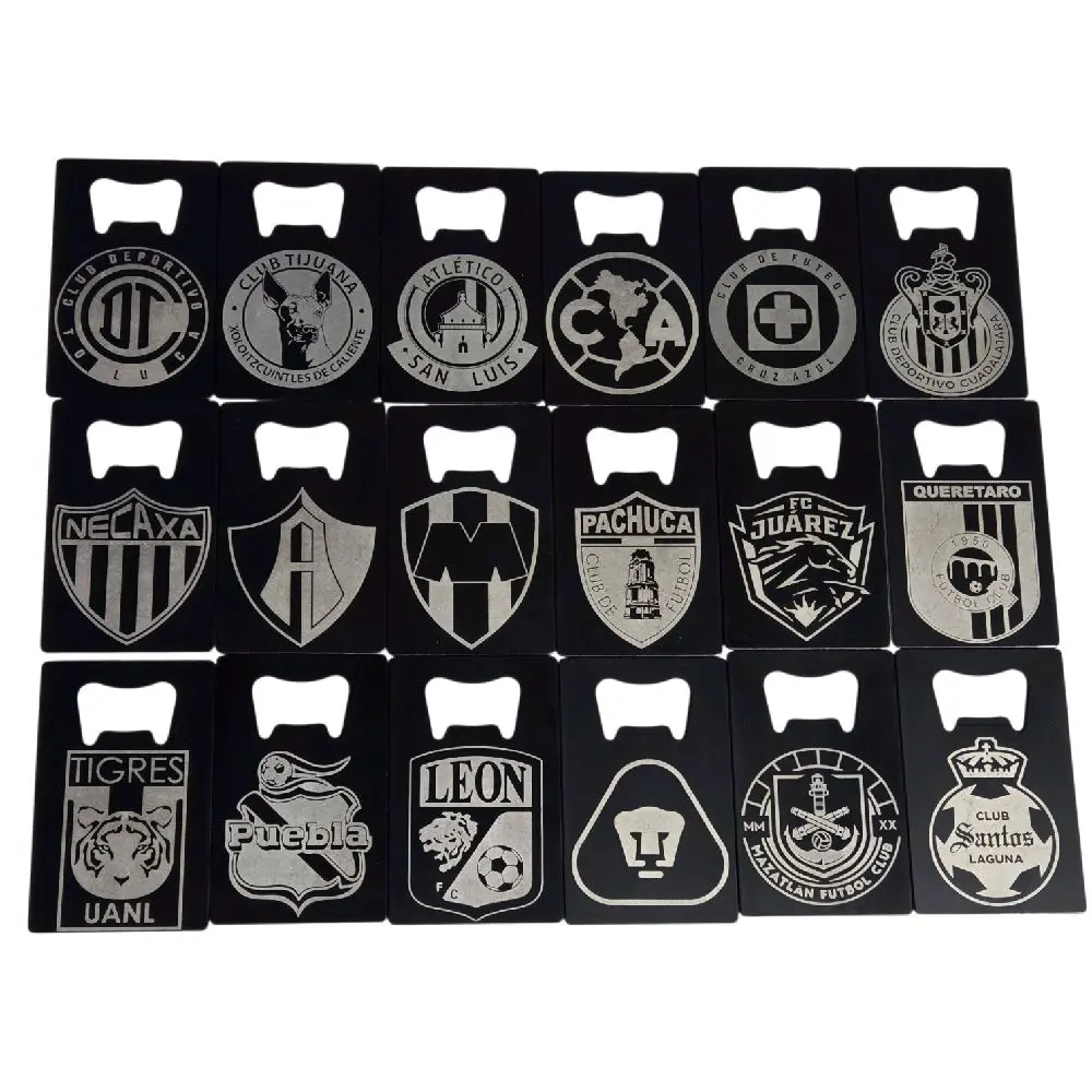 Futbol Mexicano Stainless Card bottle opener