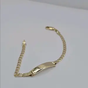 BRACELET fashion style cuban gold plated zises 6 inches