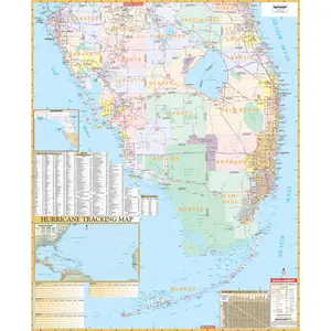 Southern Florida Regional Wall Map