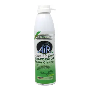 Clean Air® Green - Automotive A/C Evaporator Cleaner with Plant-Based Enzymes | Non-Toxic | Biodegradable | Safe for Humans and Pets | Remove Odor & debris | Increase Airflow | Improve Cooling Efficiency | Provides Long Lasting Freshness!