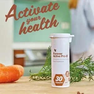 Forever Active Multivitamin Supplement with 8 Billion CFU Probiotics & Zinc for Digestive & Immune Health 30 Capsules - Healthy