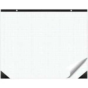Large Engineering Graph Paper 22x17 Inch Sturdy Graph Desk Pad 1/4 Inch Quad Grid Blueprint Paper Giant Drafting Pad for Sketching, Ideal for Engineer Architect Designer Mathematician Draftsman