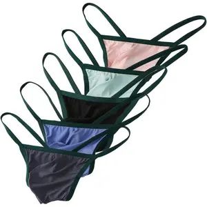 Mens Micro Thong Underwear Ultra Soft Breathable Fabric Comfort Fit for All-Day Wear Active Lifestyle Minimalist Design