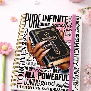 Christian UV DTF 5x7 Journal Decal – Faith Inspired Waterproof Sticker