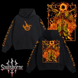 [Soulsborne Style] Vintage Midra Lord of Frenzied Flame - Elden Ring Unisex Hoodie, Soulsborne Gaming Apparel, Game Shirt, Video Game Clothes, Boy Merch, Gift For Him, Gift For Her, Soulslike Streetwear