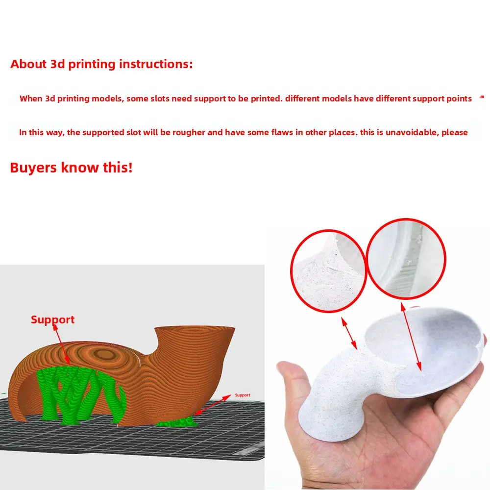 Aquarium Landscaping Decoration 3D Printed Fish and Shrimp Hideout Burrow Fish Tunnel Bottom Dwelling Fish Breeding Nest Spawning Bed