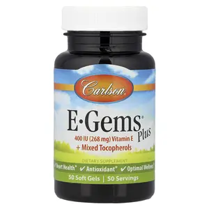 Carlson E-Gems® Plus, 50 Soft Gels