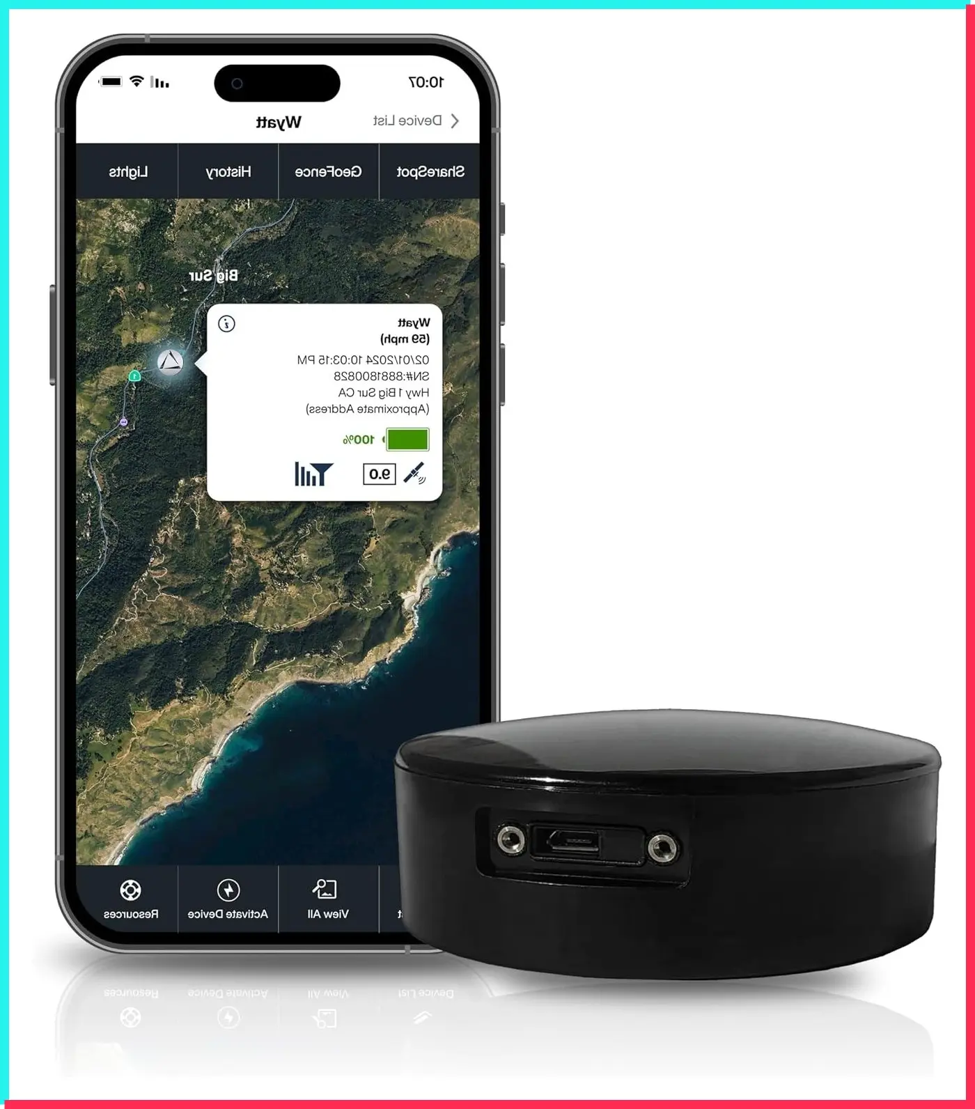 GPS Tracker with Extended Life Battery, Magnetic & Waterproof — Commercial Real-Time Global Tracking for Vehicles, Trailers, Equipment & Assets