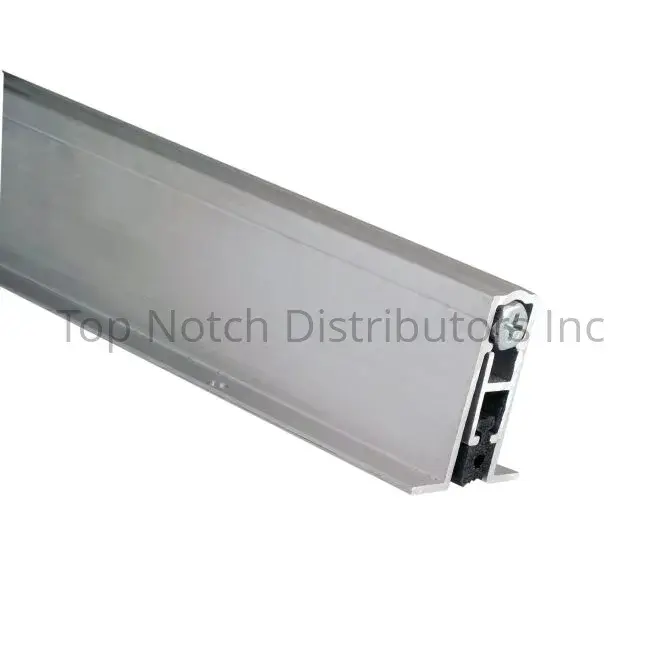 Pemko 411ARL32 32 in. Full Mortise Automatic Door Bottom, ADA-Compliant, Energy Efficient, Fire-Labeled, Sponge Neoprene, Mill Finish Aluminium