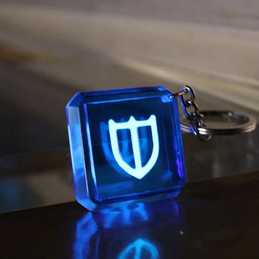 Glowing Final Fantasy XIV FF14 keychain GLOW in the DARK Game profession Pendant