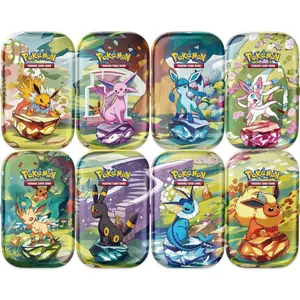 Pokémon TCG Scarlet & Violet Prismatic Evolutions Mini Tin – 2 Booster Packs