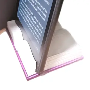 E-reader Kindle Paperwhite stand for holding your Kindle or similar e-reader. An open book design look will hold your Kindle Paperwhite while you read or when not in use.