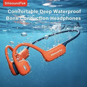 SST S800Pro2 IP68 32GB V6.0 SIlicon Skin-friendly Bone Conduction underwater Swimming headphones | IP68 Waterproof | Open-Ear Bluetooth 6.0  32GB MP3 | Sports & Swimming Audio Electronic