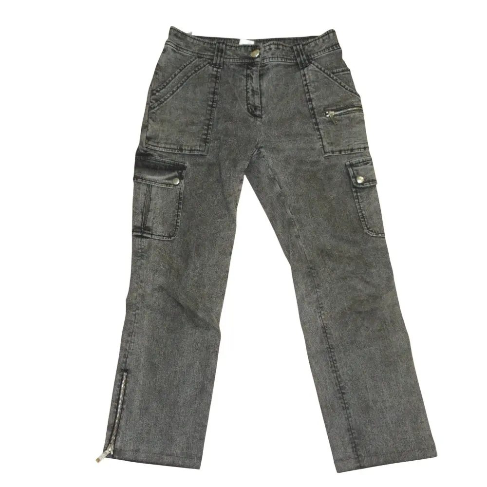 Pre-owned Celine Denim Small Leather Goods Cargo Pants