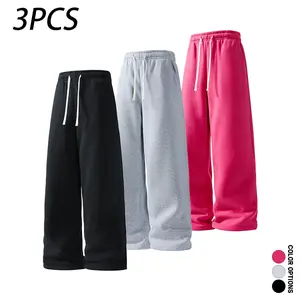 Men’s casual athletic long pants with an elastic waistband and drawstring, loose fit for sports and fitness, versatile everyday wear with pockets for spring and autumn.