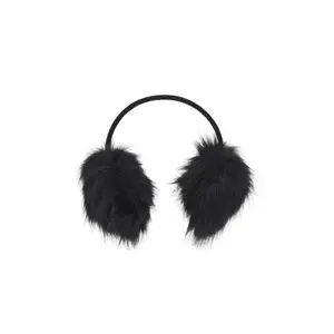 Unreal Fur All Ear Muffs in Black