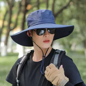 Mountaineering sun hat fishing hat custom l sun protection hat face protection neck sun hat breathable foldable bucket hat
