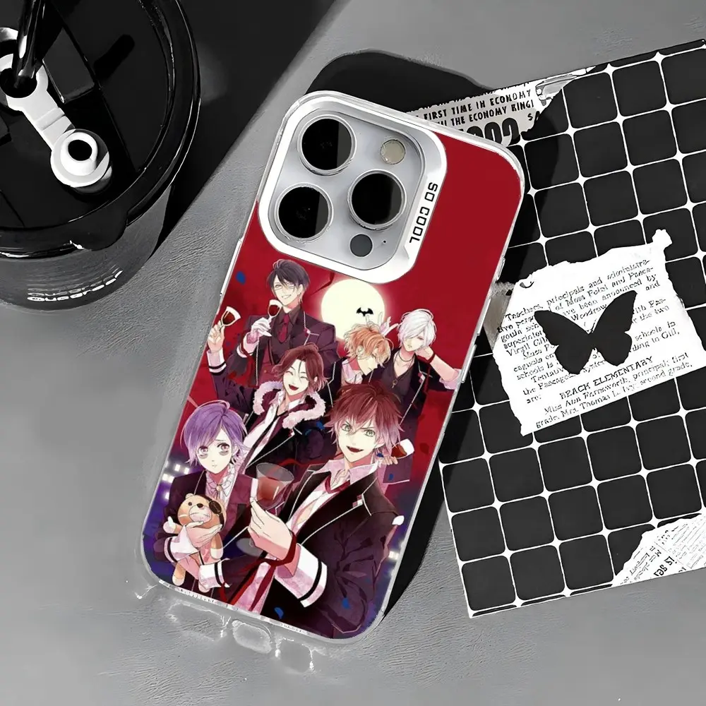 D-Diabolik Lovers Phone Case IMD Color Silver Shell For IPhone 16