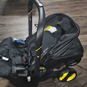 Baby Stroller with Free Bag ,Newborn Stroller,Foldable Stroller Legs,Equipped with Chest Clip,One-Click Contraction Function,Alloy Metal Material,4-wheel Travel Toddler Stroller #sohochic