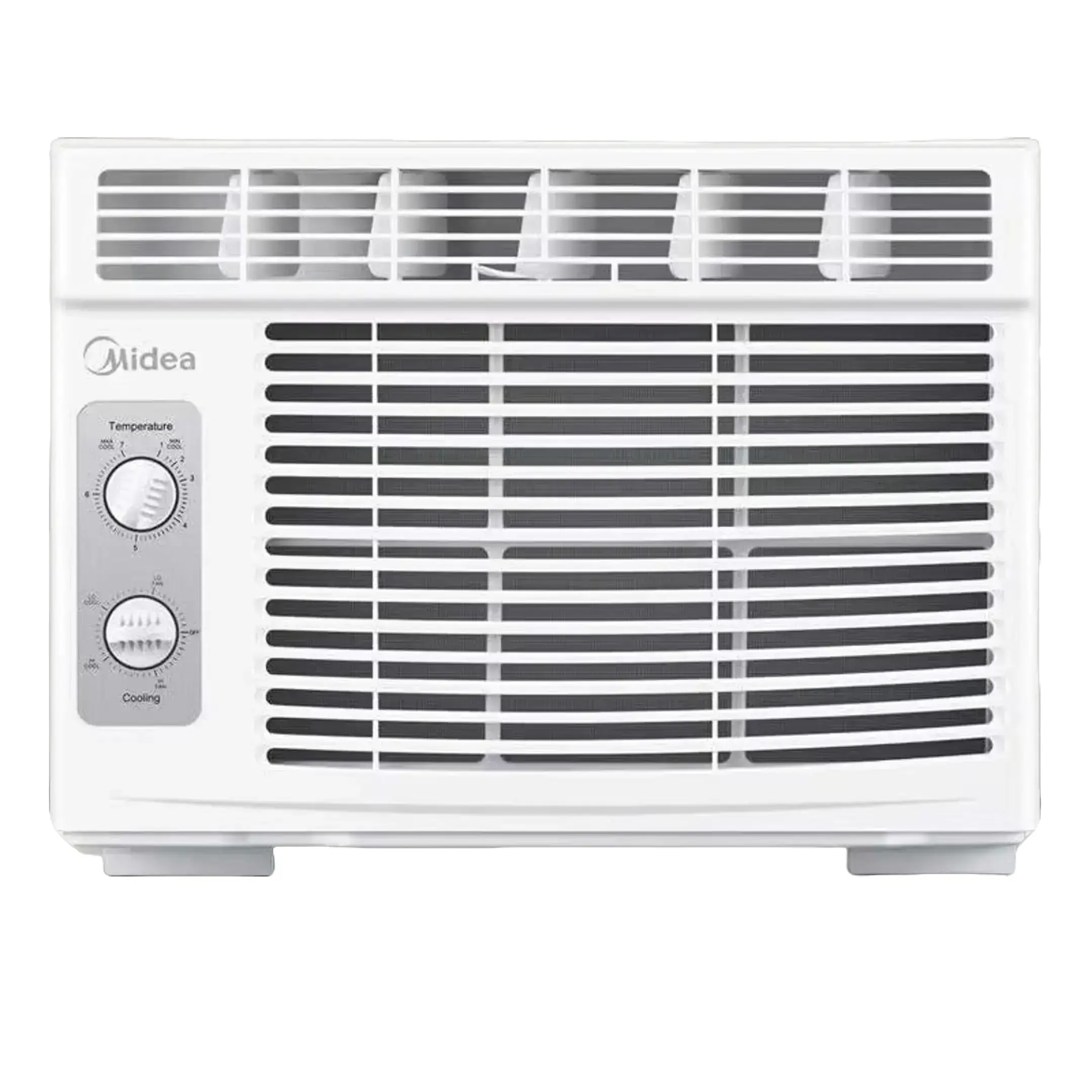 Like New Midea 5000 BTU Small Window AC - Quiet Cooling up to 150 Sq Ft, Mechanical Controls, Washable Dust Filter, Easy Install Kit for Bedroom/Dorms home sar appliance cow