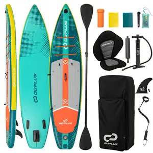 COSTWAY - 11 Feet Inflatable Stand Up Paddle Board with Kayak Seat for Adults-L