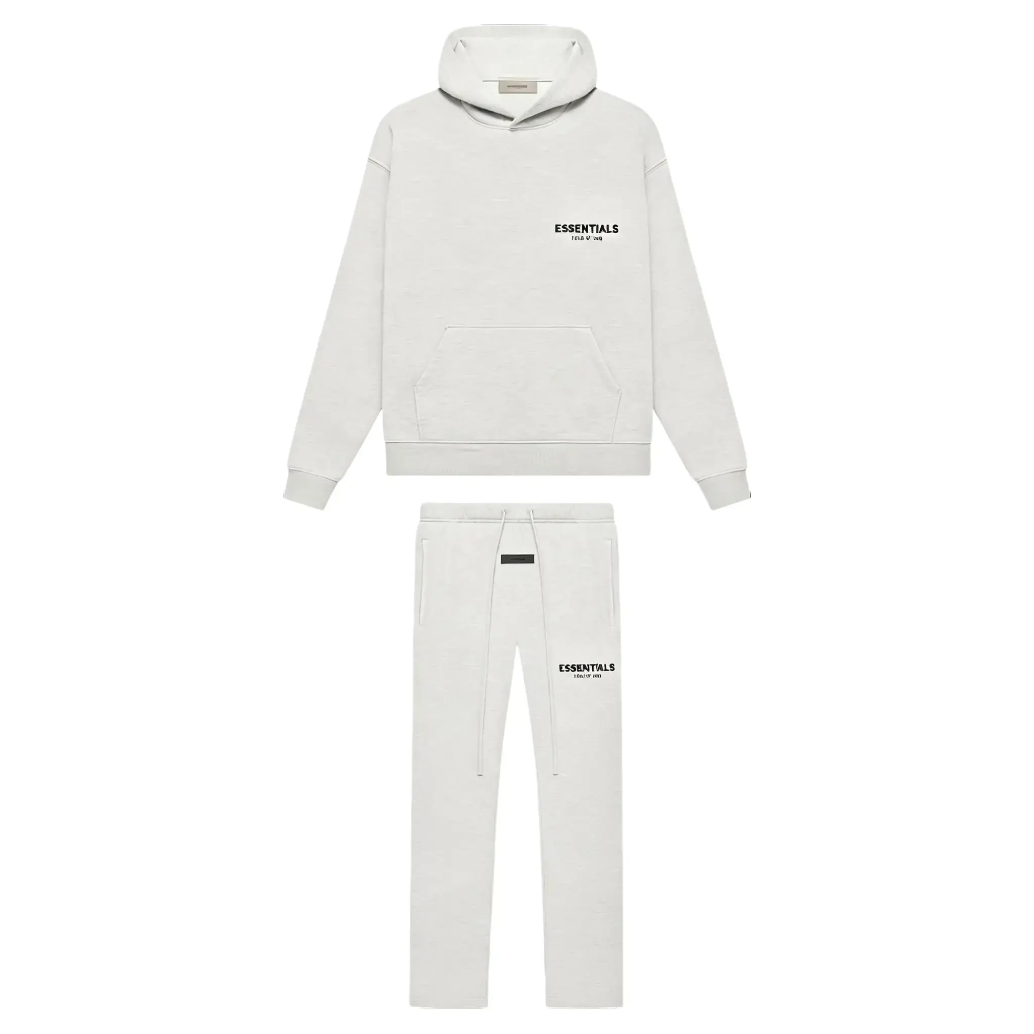 Fear of God Essentials Hoodie 'Light Oatmeal' and Relaxed Sweatpants 'Light Oatmeal'