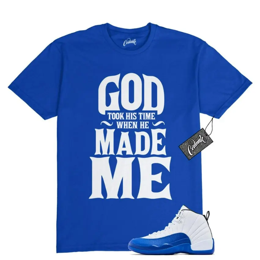 12 Blueberry Game Royal White Black T Shirt to Match GTHT, 11 Legend Blue Outfit, Graphic Tees, Womenswear Top T-Shirt