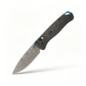 533/535 folding knife, carbon fiber handle, Damascus steel blade, pocket press, fruit knife