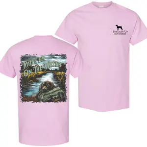 Boykin Spaniel Hunting Dog t-shirt- Hunting T-Shirt - Summer Outfits, Regular Fit Short Sleeve Crew Neck T-Shirt for Men, Casual Comfy Knitting Top for Summer