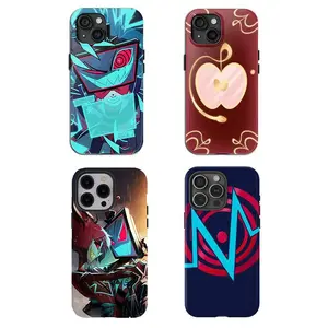Hazbin Hotel Phone Case,Gift For Fan Anime for iPhone 16 15 14 13 12 11 for Samsung S25 24 23 22 21,Hazbin Hotel 2 Case,Shockproof Durable Design Phone Case,Protective Phone Case,Simple Holiday Gift For Fan