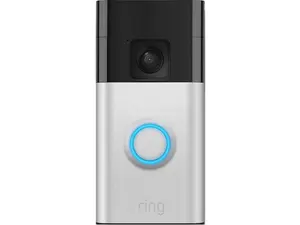 Ring Battery Doorbell, Satin Nickel Ring Battery Doorbell, Satin Nickel