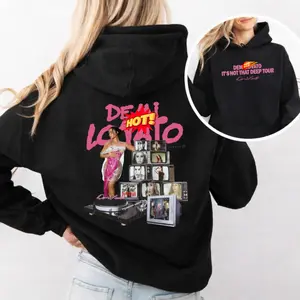 Demi It’s Not That Deep Tour Sweatshirt, Vintage Pop Graphic Hoodie