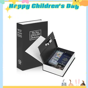 Book-Shaped Money Box with Password Lock, Private Hidden Storage Box, Reliable Safekeeping for Valuables, Compact Household Safe, Daily Use Security Chest