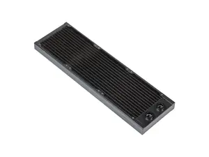 Glacier EZ-Fit 420RAD-30, 420mm-30mm thick Water-Cooling Copper Radiator, Integrated 16mm EZ-Fit fitting, Black