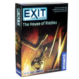 Exit_ the House of Riddles - Unique Escape Room Game, 1-4 Players, Puzzle Solving Strategy Board, Fun Family Activity, Brain Teaser Game Set
