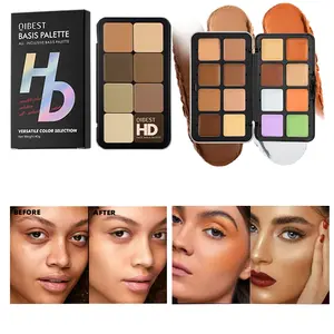 3-in-1 eye shadow powder blusher high gloss 16 color concealer plate waterproof and sweat resistant, durable, natural makeup, easy to carry, multifunctional color palette